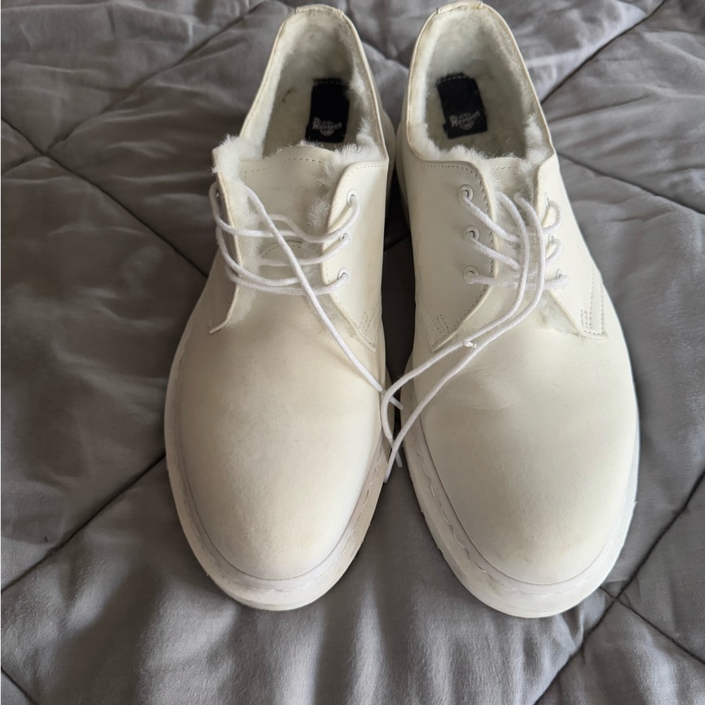 Dr. Martens 1461 Mono Fleece White